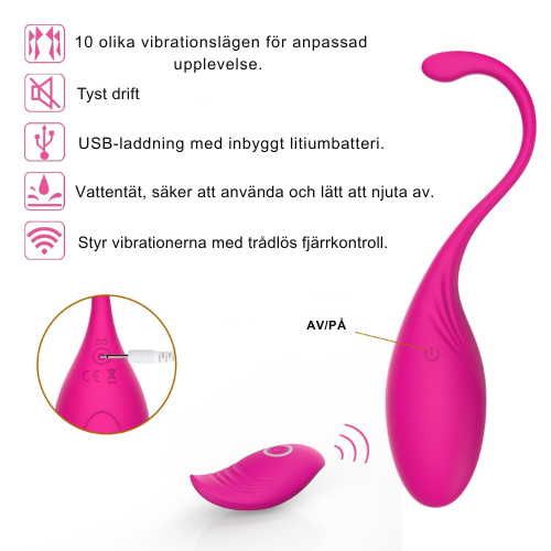 Luvina-  Vibrationsägg för intimt välmående