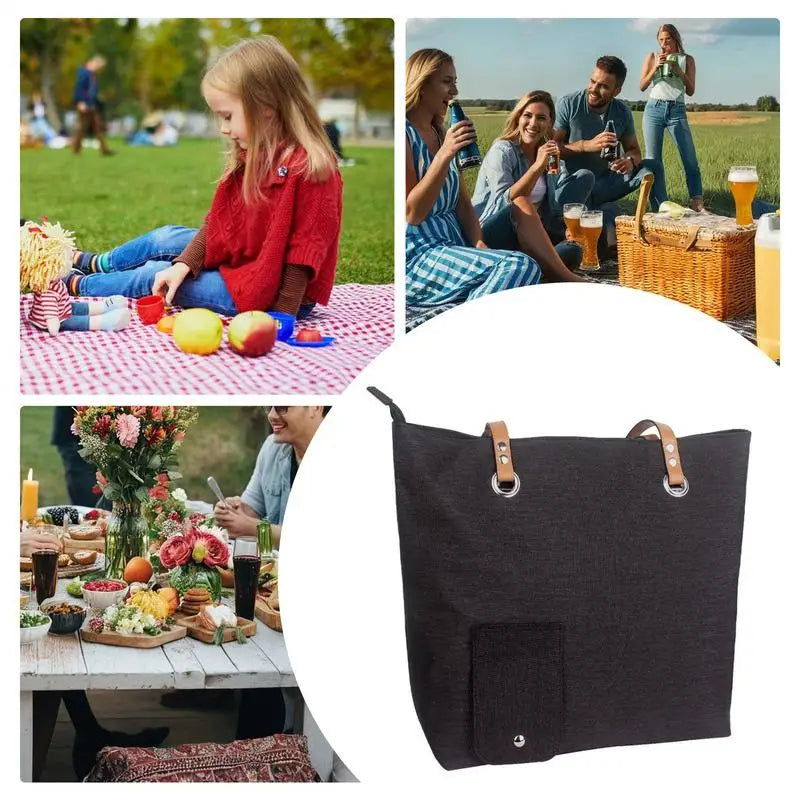 Praktisk vinväska – Perfekt för Picknick & Strand