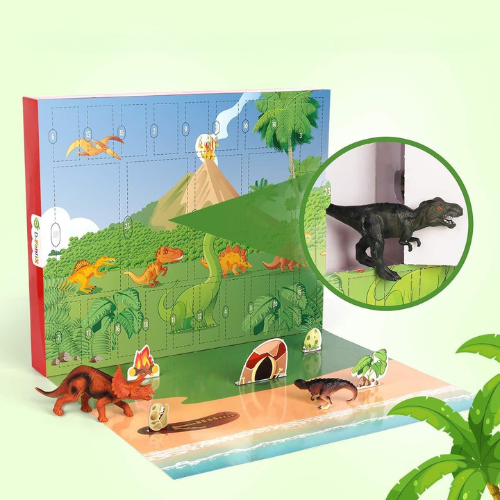 Adventskalendrar 2025 för hela familjen- fiske, pussel och dinosaurier