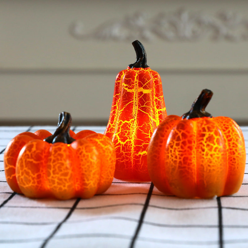 Halloweenpumpor med LED-ljus