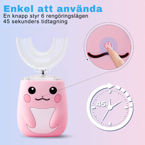 BuddyBrush – U-formad elektrisk tandborste för barn