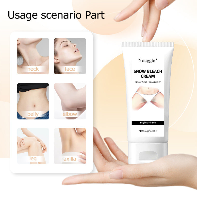 DermaWhite+™- Motverkar mörka skuggor för en jämnare hudton.