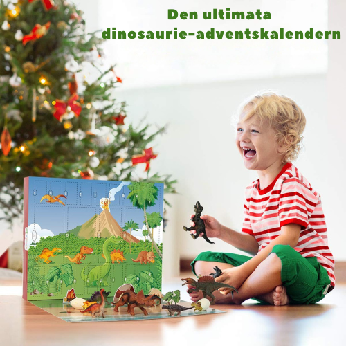 Adventskalendrar 2025 för hela familjen- fiske, pussel och dinosaurier