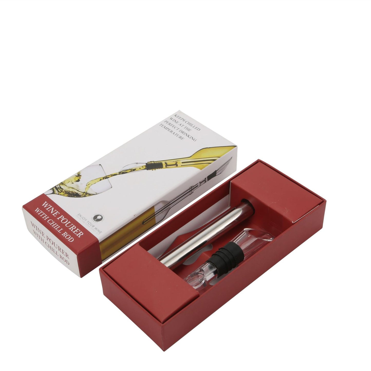 Elegant vinkylare – håller din dryck kyld, utan is