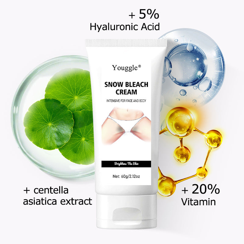 DermaWhite+™- Motverkar mörka skuggor för en jämnare hudton.