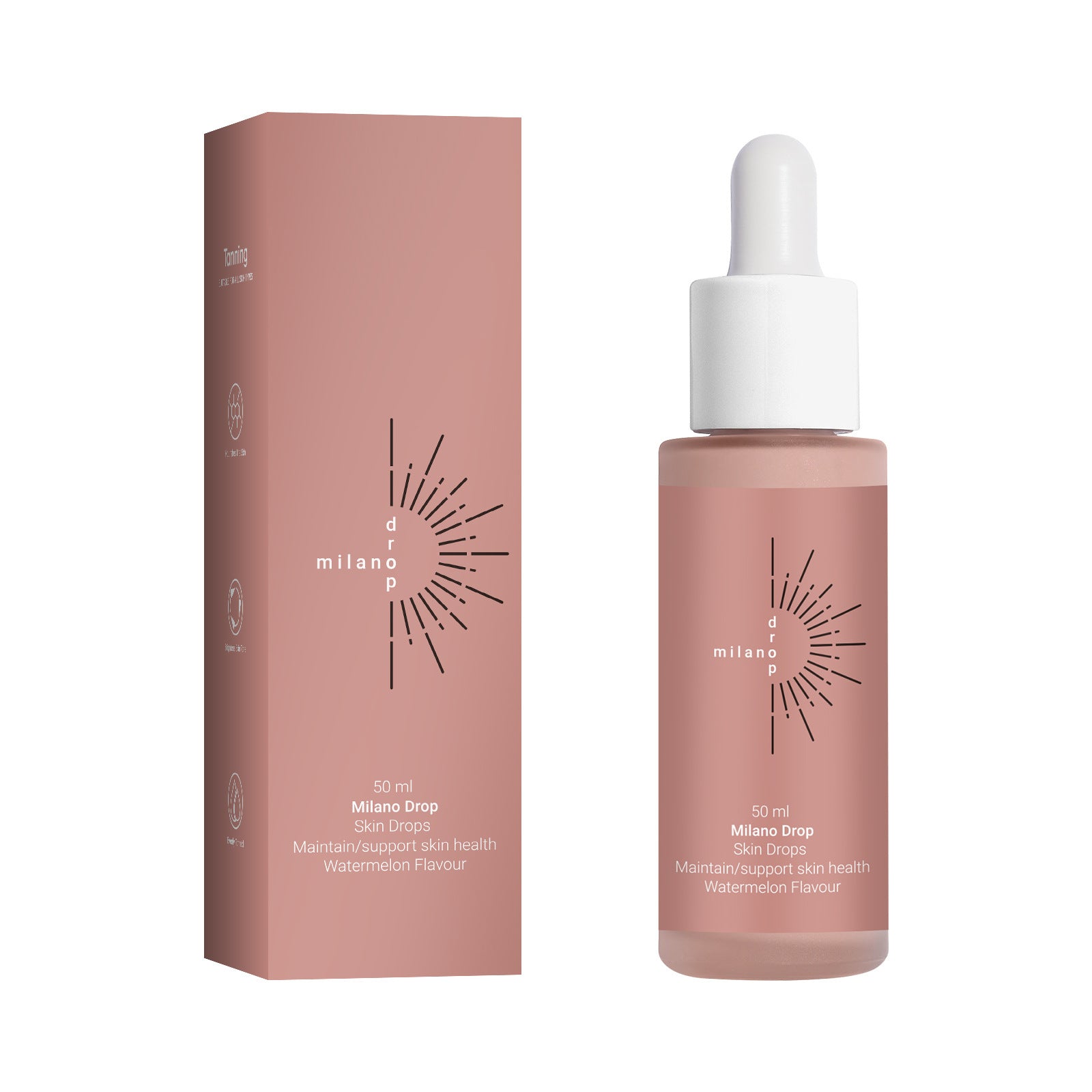 Milano drops – Naturlig Solbränna