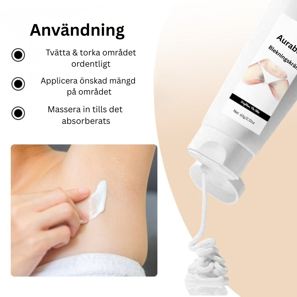 DermaWhite+™- Motverkar mörka skuggor för en jämnare hudton.