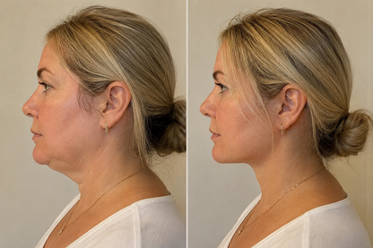 Ansiktslyftande v-shape mask