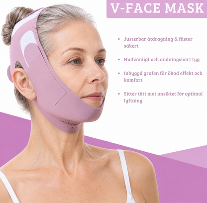 Ansiktslyftande v-shape mask